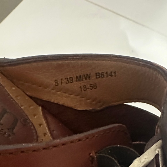 Born Brown Leather Shoes Size 8 - Picture 6 of 7
